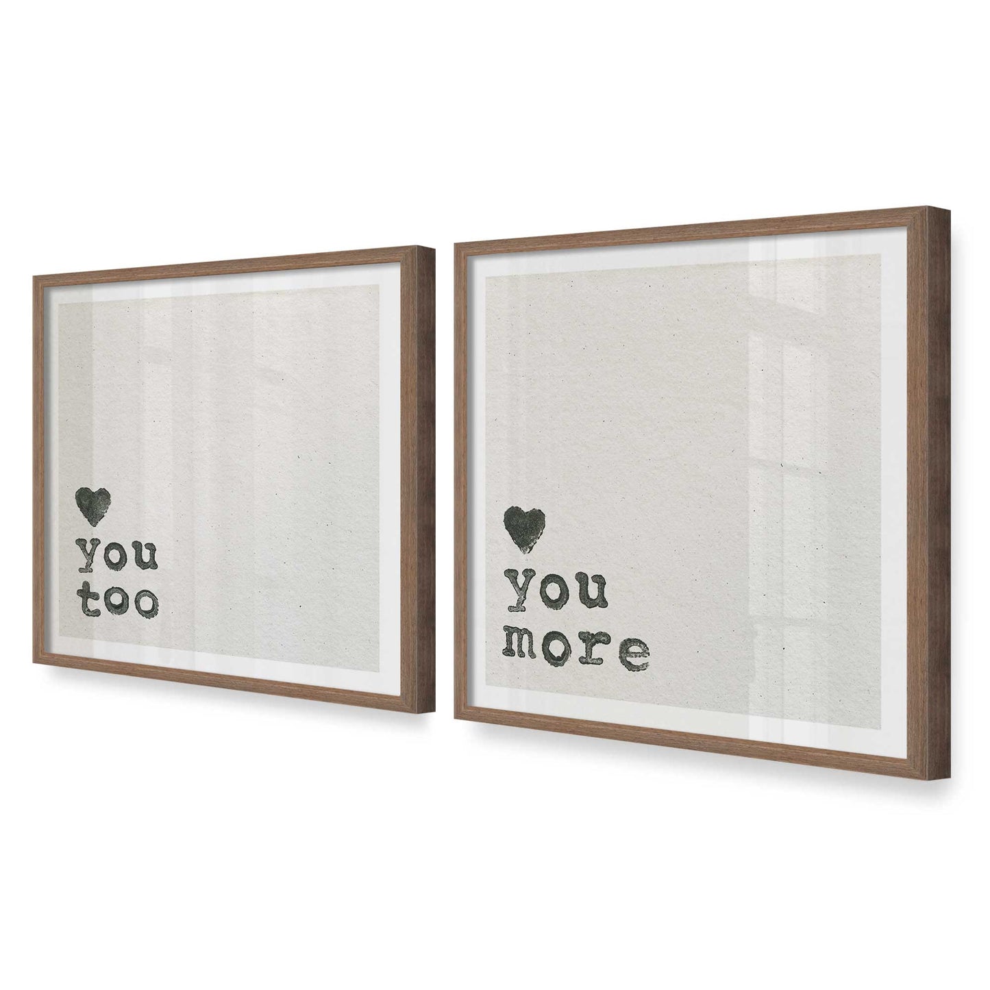 [Color:Walnut], Picture of art in a Walnut frame at an angle