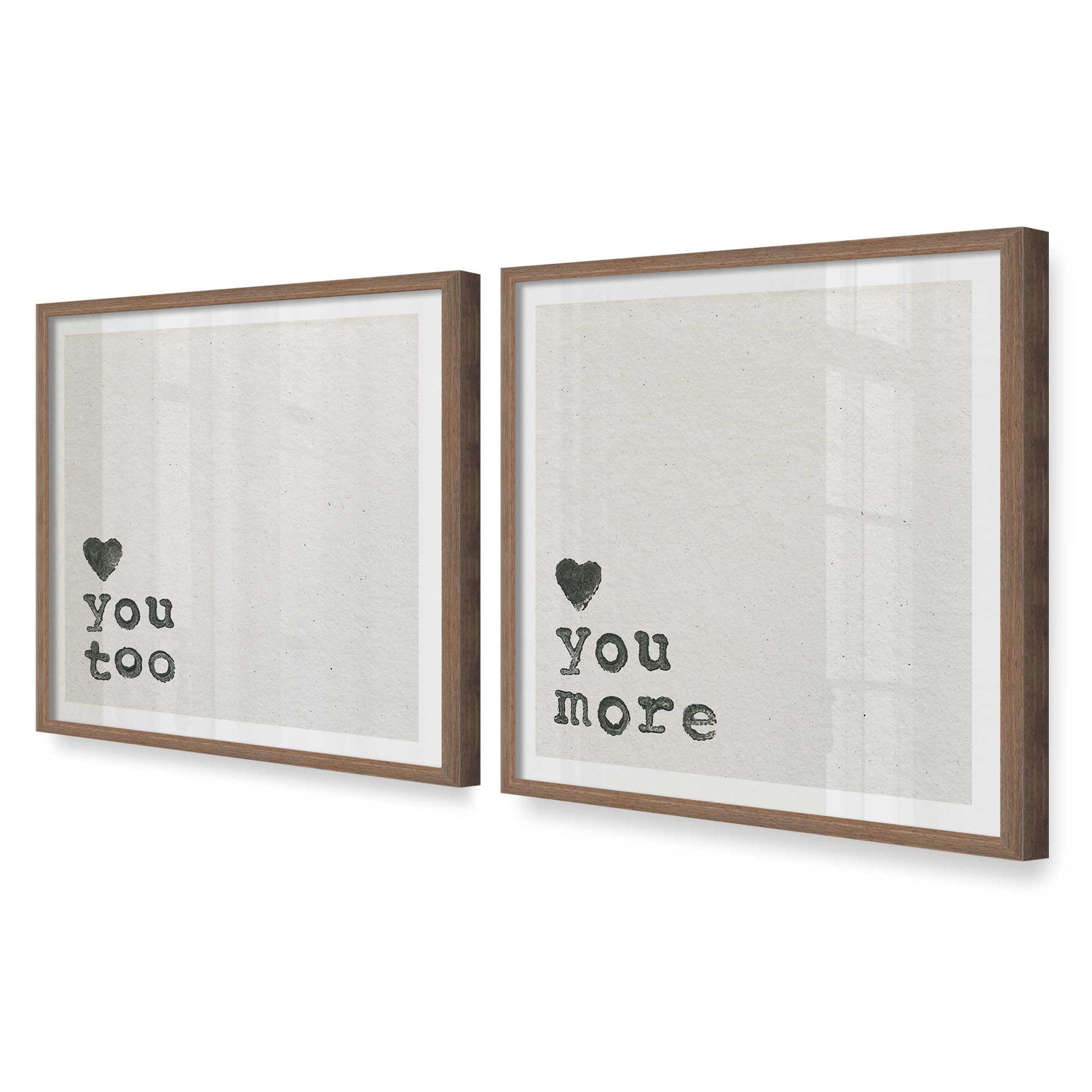 [Color:Walnut], Picture of art in a Walnut frame at an angle