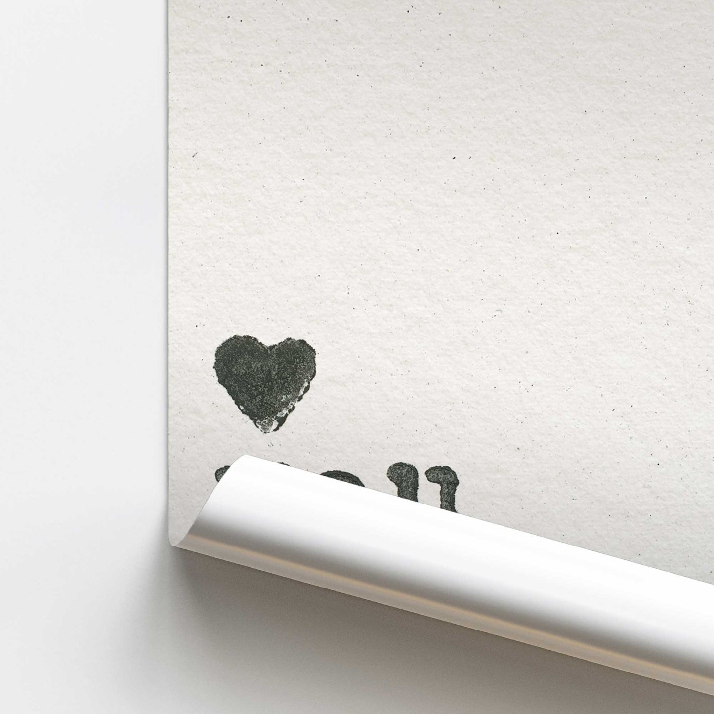 [color:Rolled Print], Picture of close up of art