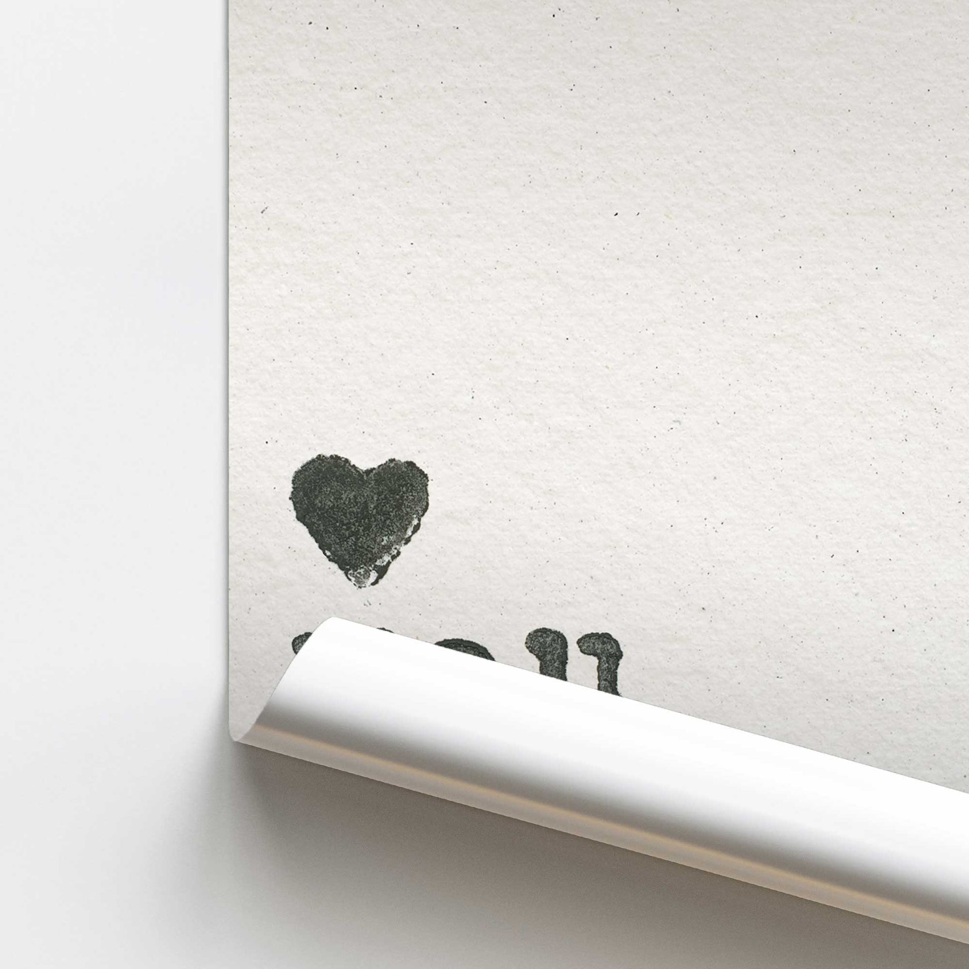 [color:Rolled Print], Picture of close up of art