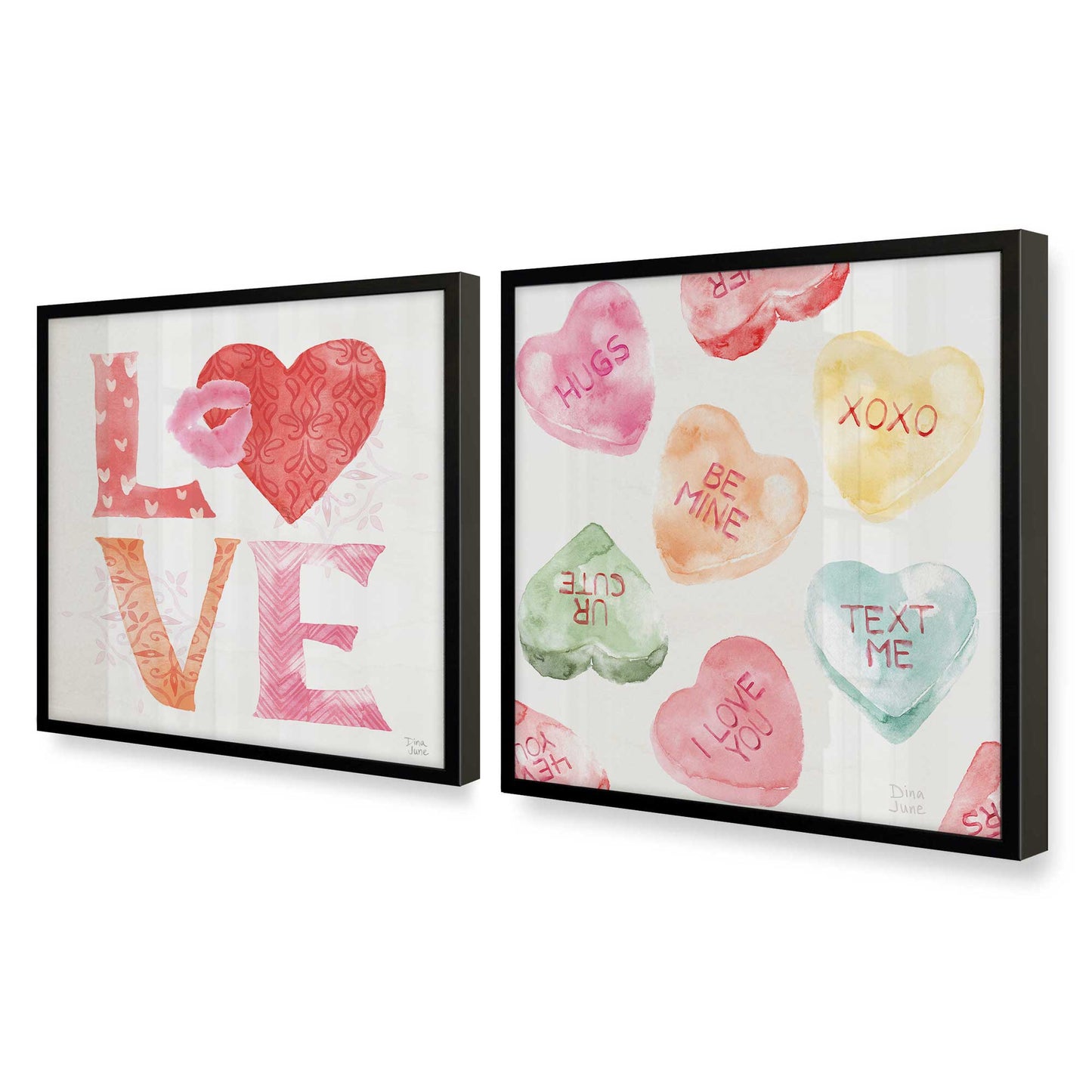 [Color:Satin Black], Picture of art in a Satin Black frame at an angle