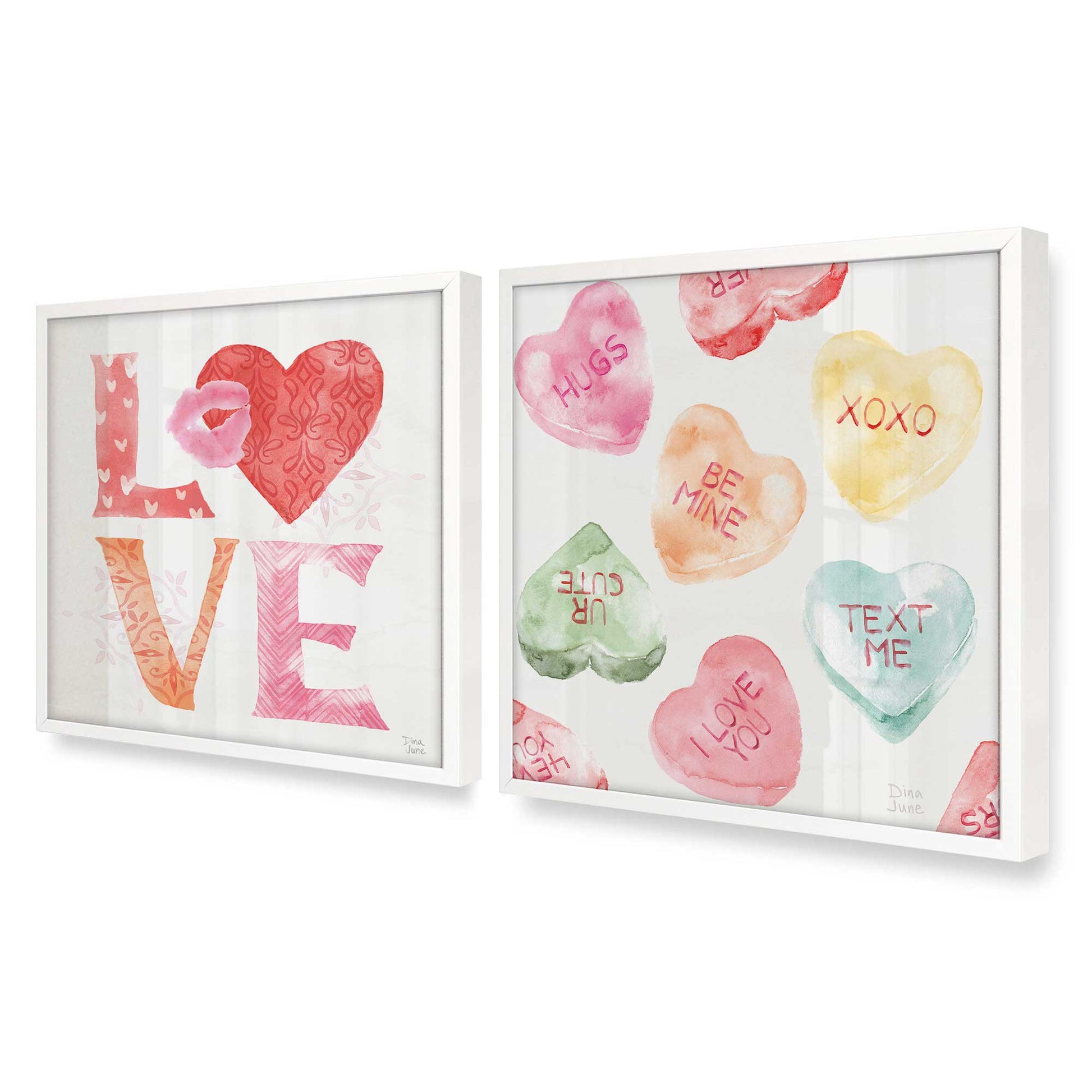 [Color:Opaque White], Picture of art in an Opaque White frame at an angle