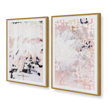 [Color:Polished Gold], Picture of art in a Polished Gold frame at an angle