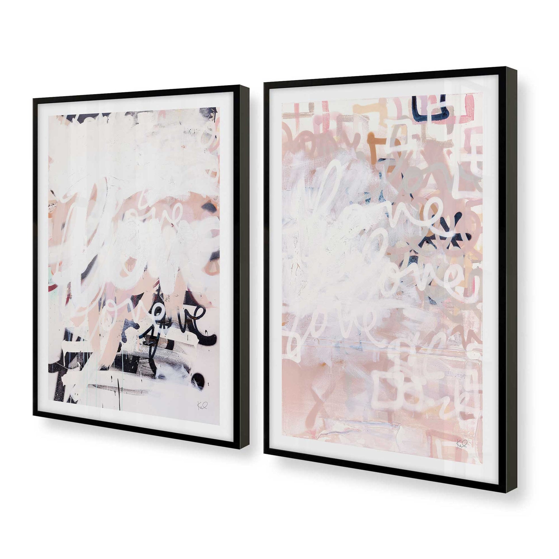 [Color:Satin Black], Picture of art in a Satin Black frame at an angle