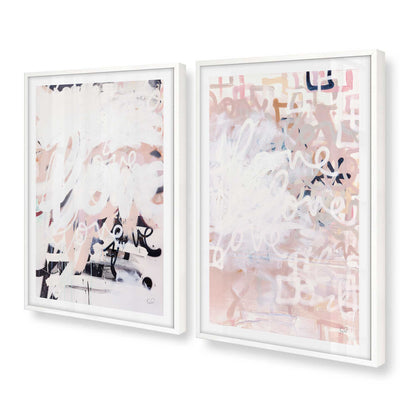[Color:Opaque White], Picture of art in a Opaque White frame at an angle