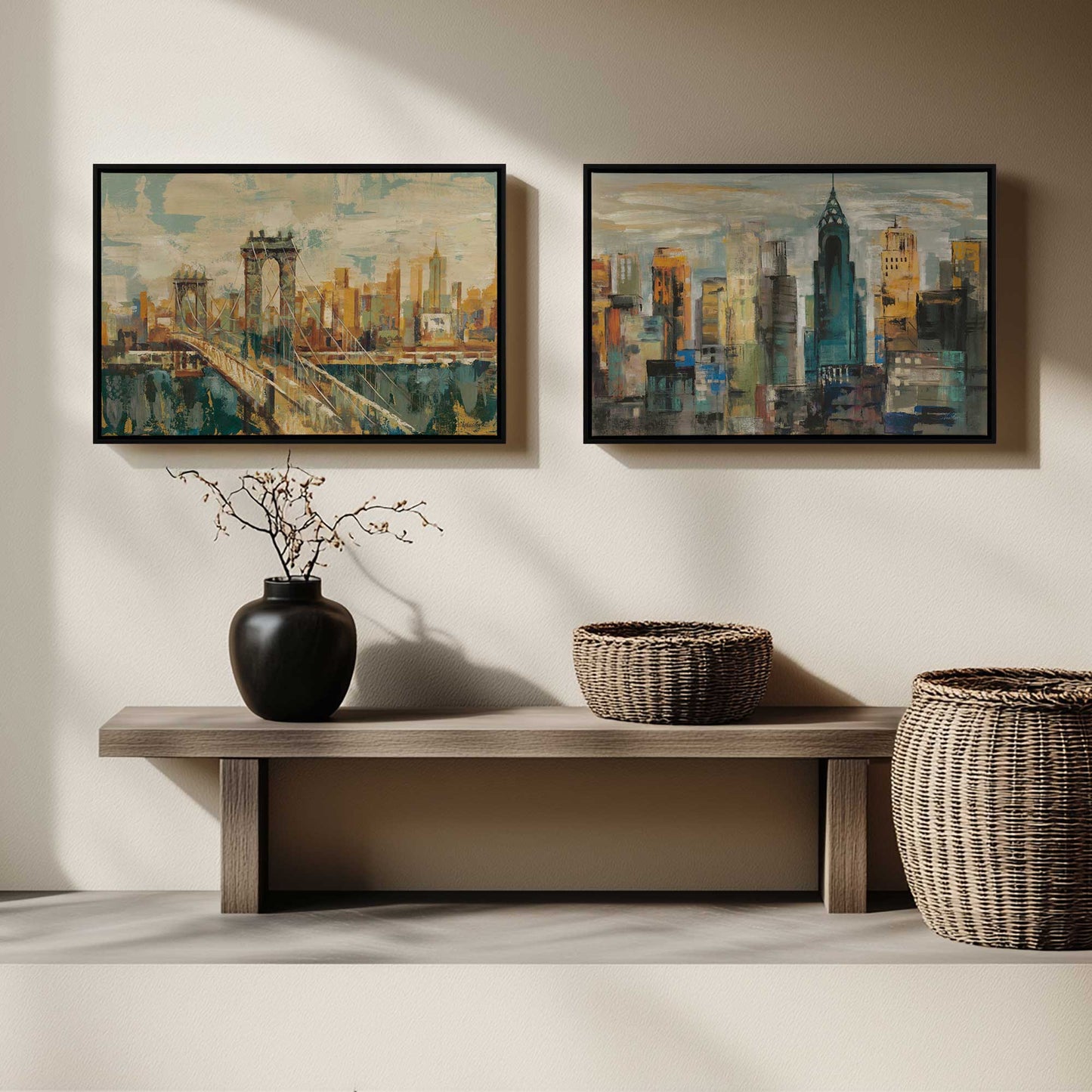 [Color:Walnut], Picture of art in a Walnut frame