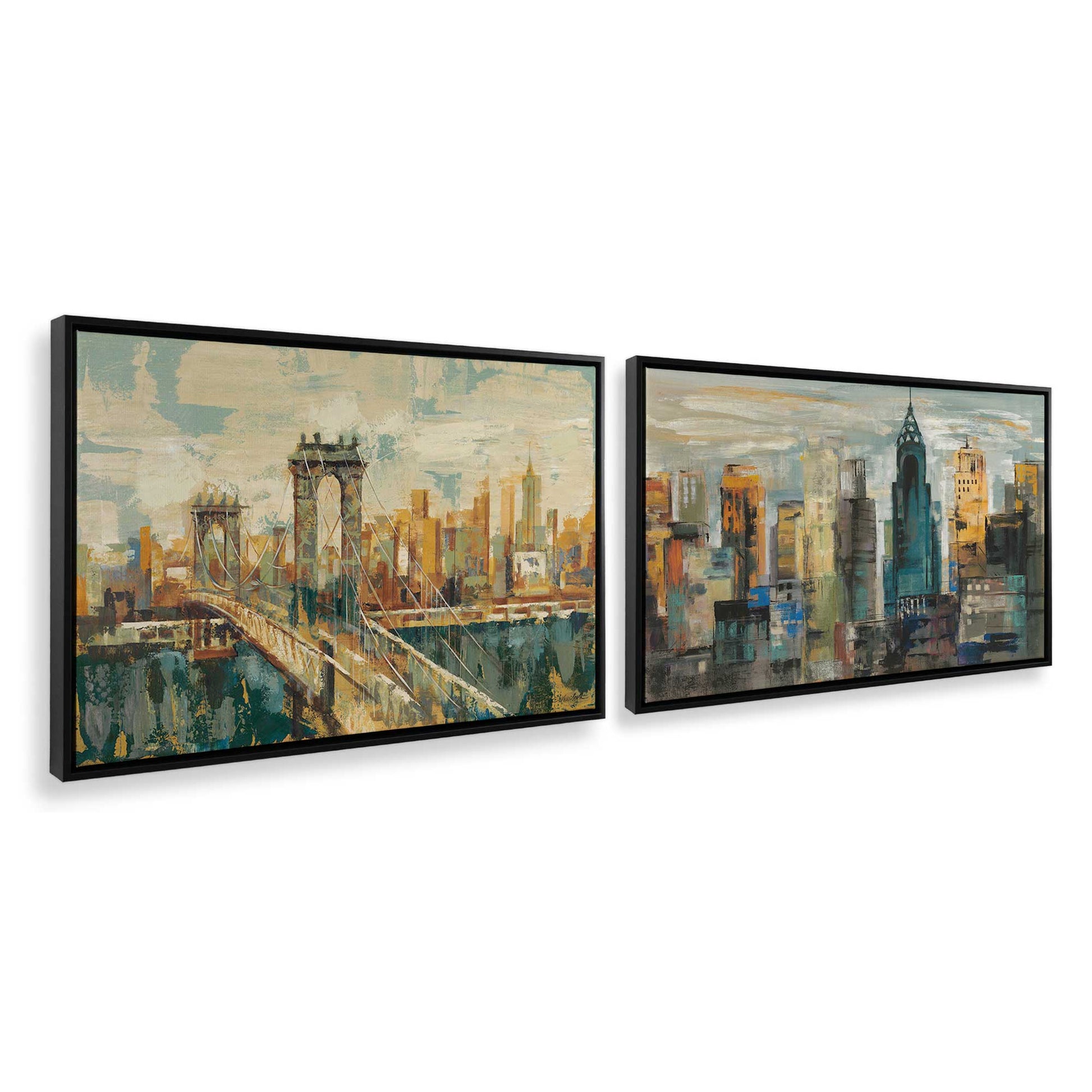 [Color:Satin Black], Picture of art in a Satin Black frame at an angle
