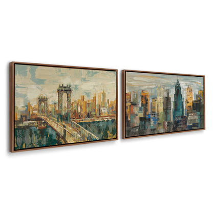 [Color:Walnut], Picture of art in a Walnut frame at an angle