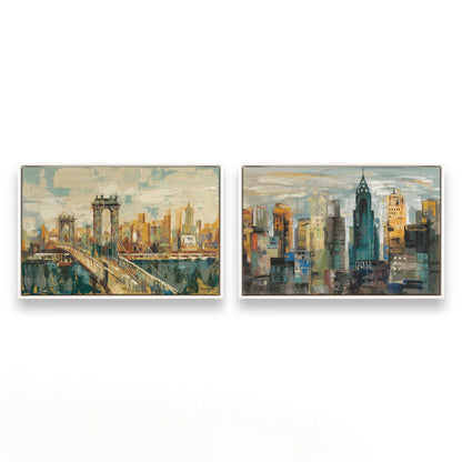 [Color:Opaque White], Picture of art in a White frame