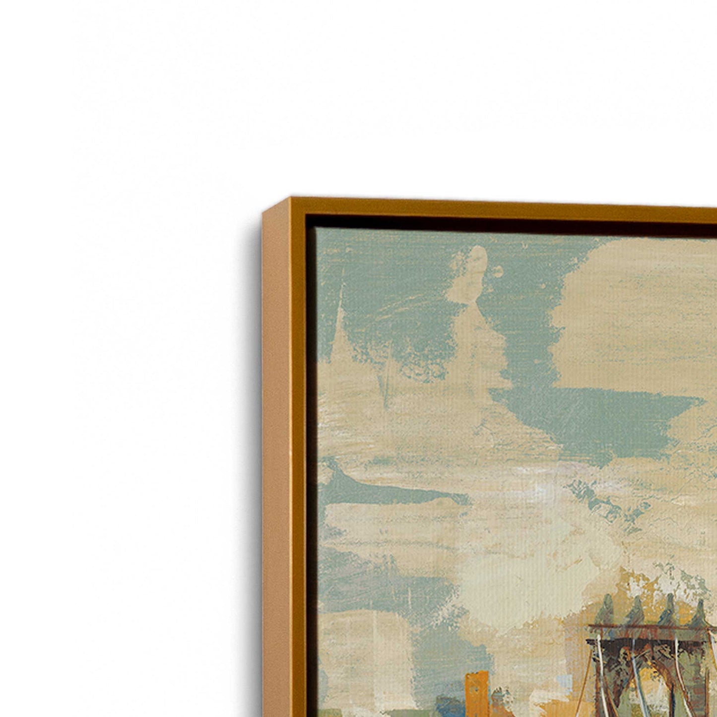 [Color:Polished Gold], Picture of the corner of the art