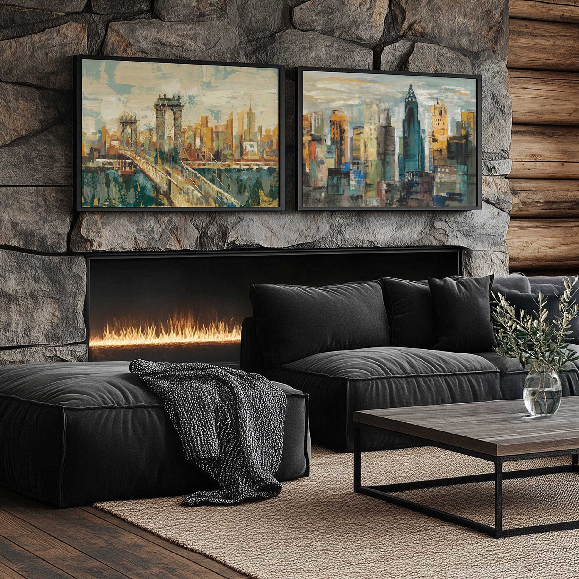 [Color:Walnut], Picture of art in a Walnut frame