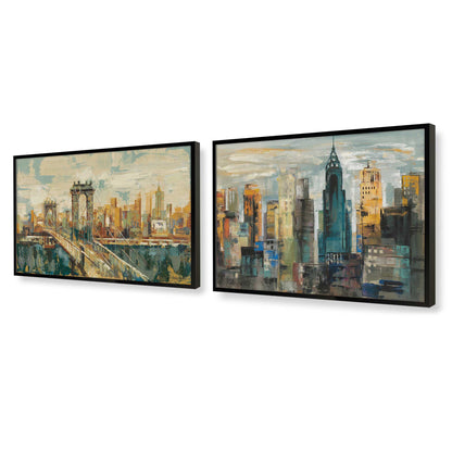 [Color:Satin Black], Picture of art in a Satin Black frame at an angle