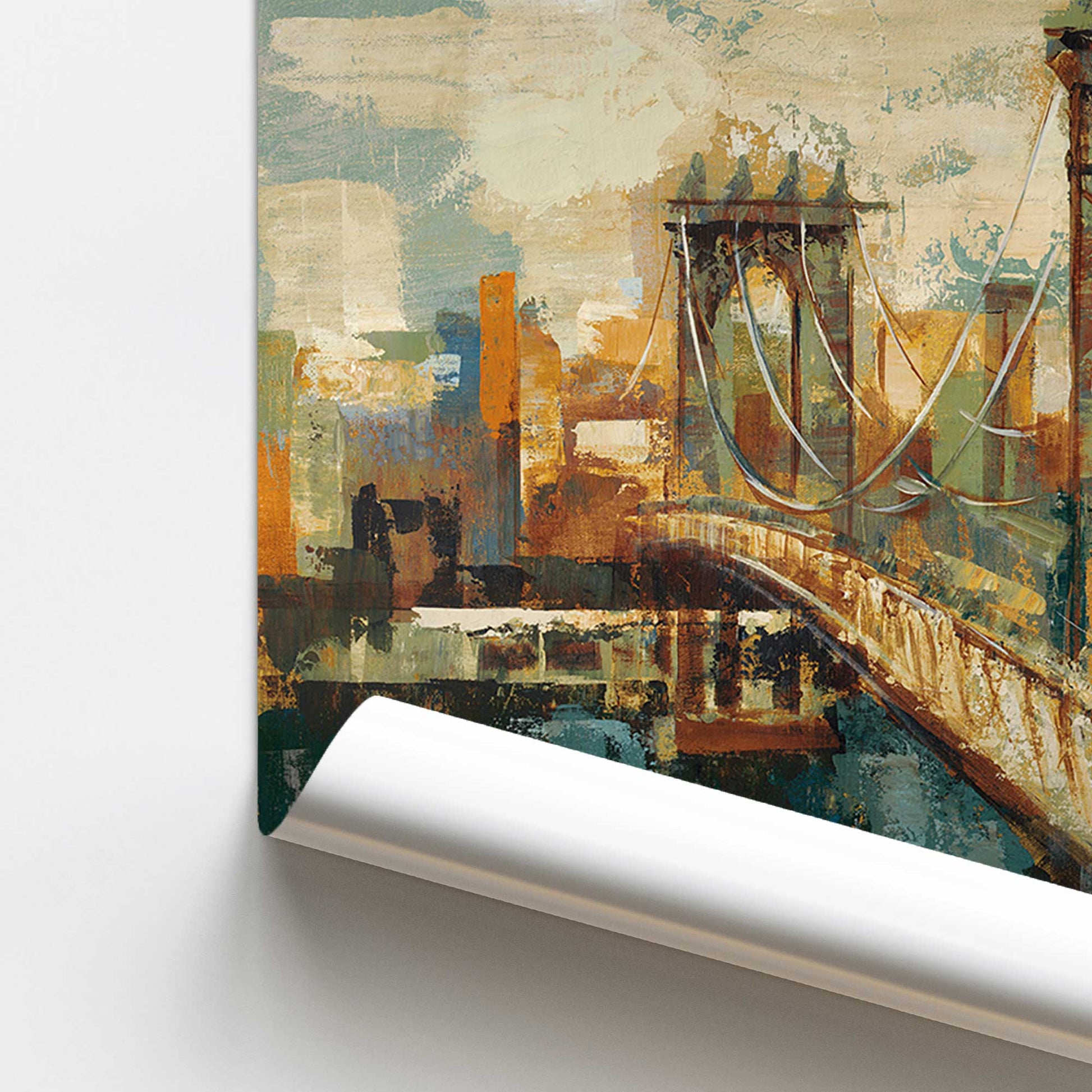 [color:Rolled Print], Picture of close up of art