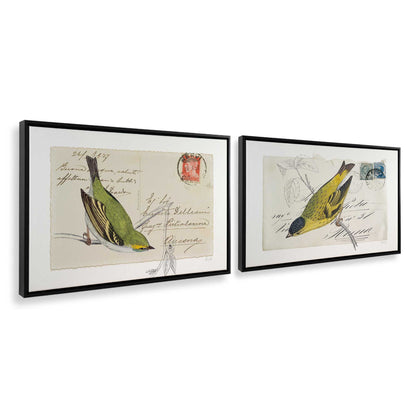 [Color:Satin Black], Picture of art in a Satin Black frame at an angle