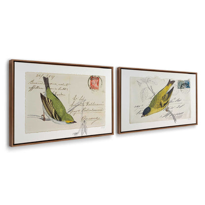 [Color:Walnut], Picture of art in a Walnut frame at an angle