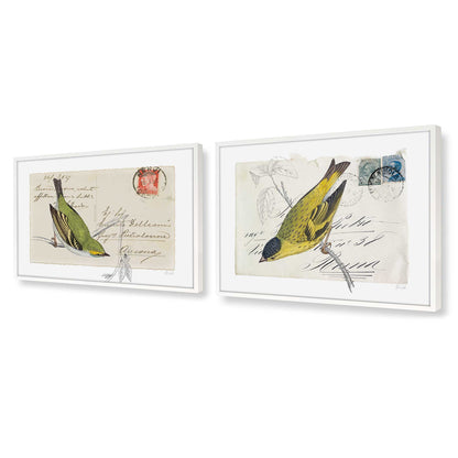[Color:Opaque White], Picture of art in a Opaque White frame at an angle