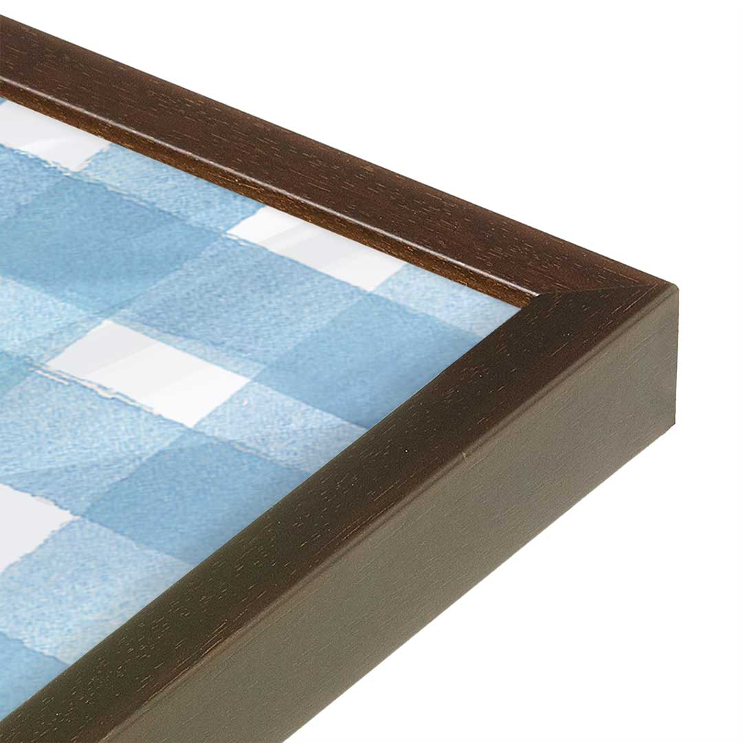 [Color:Belvinder Brown], Picture of art in a Belvinder Brown frame of the corner