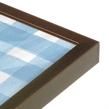 [Color:Belvinder Brown], Picture of art in a Belvinder Brown frame of the corner
