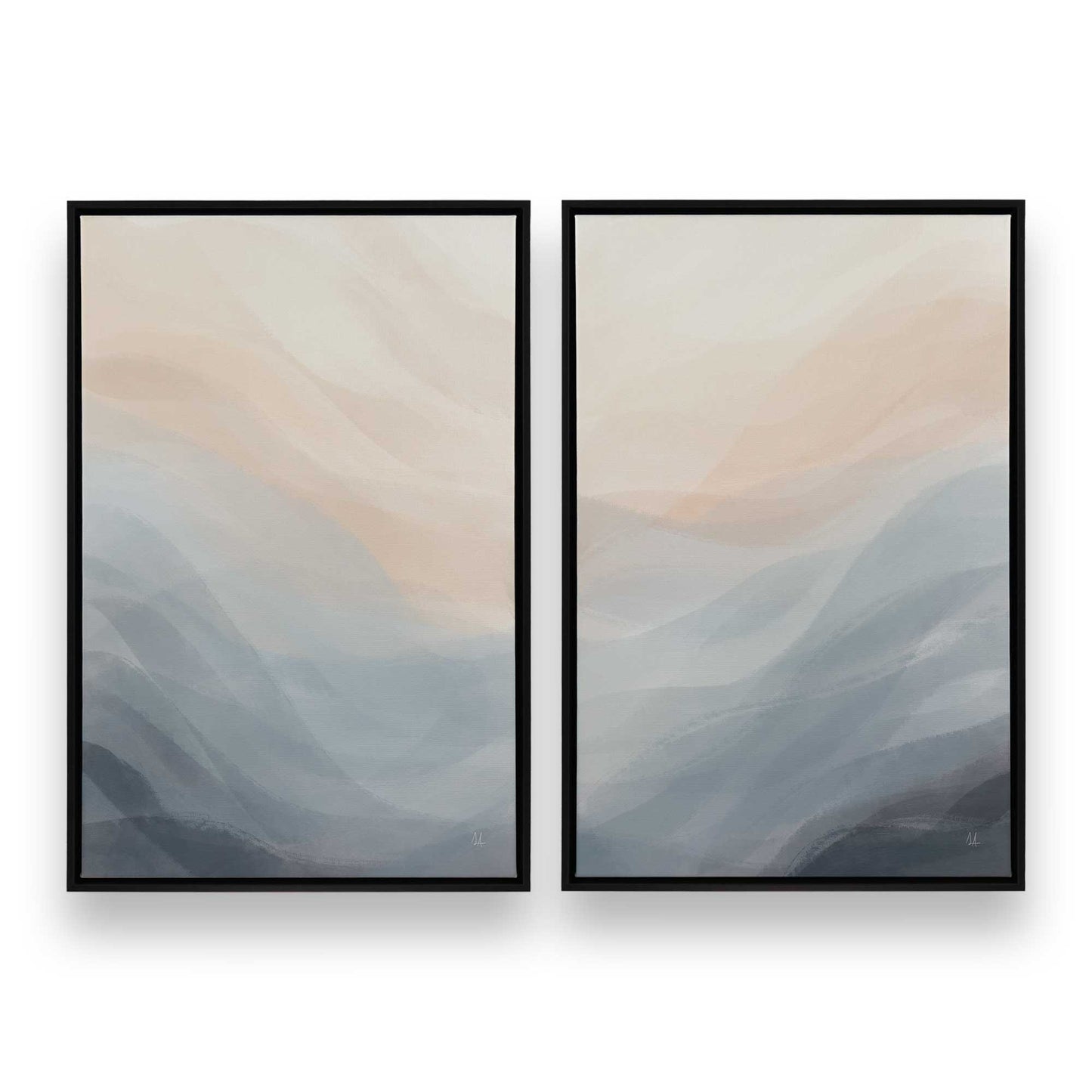 [Color:Satin Black], Picture of art in a Satin Black frame
