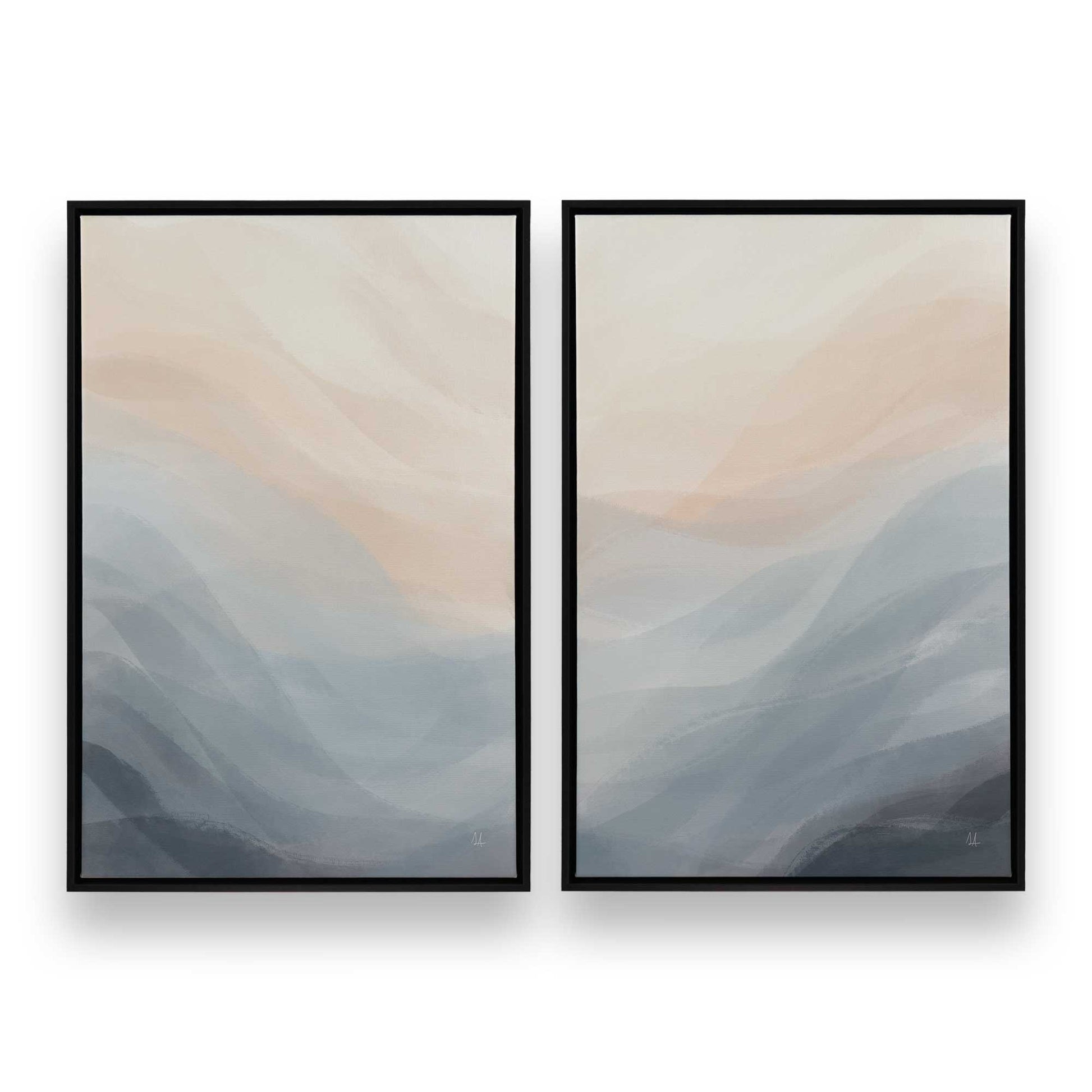 [Color:Satin Black], Picture of art in a Satin Black frame