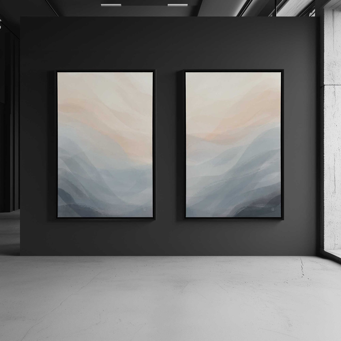 [Color:Walnut], Picture of art in a Walnut frame