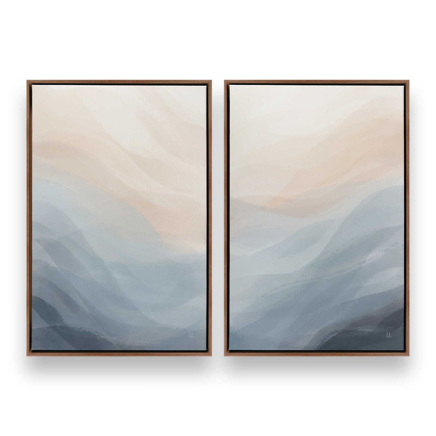 [Color:Walnut], Picture of art in a Walnut frame
