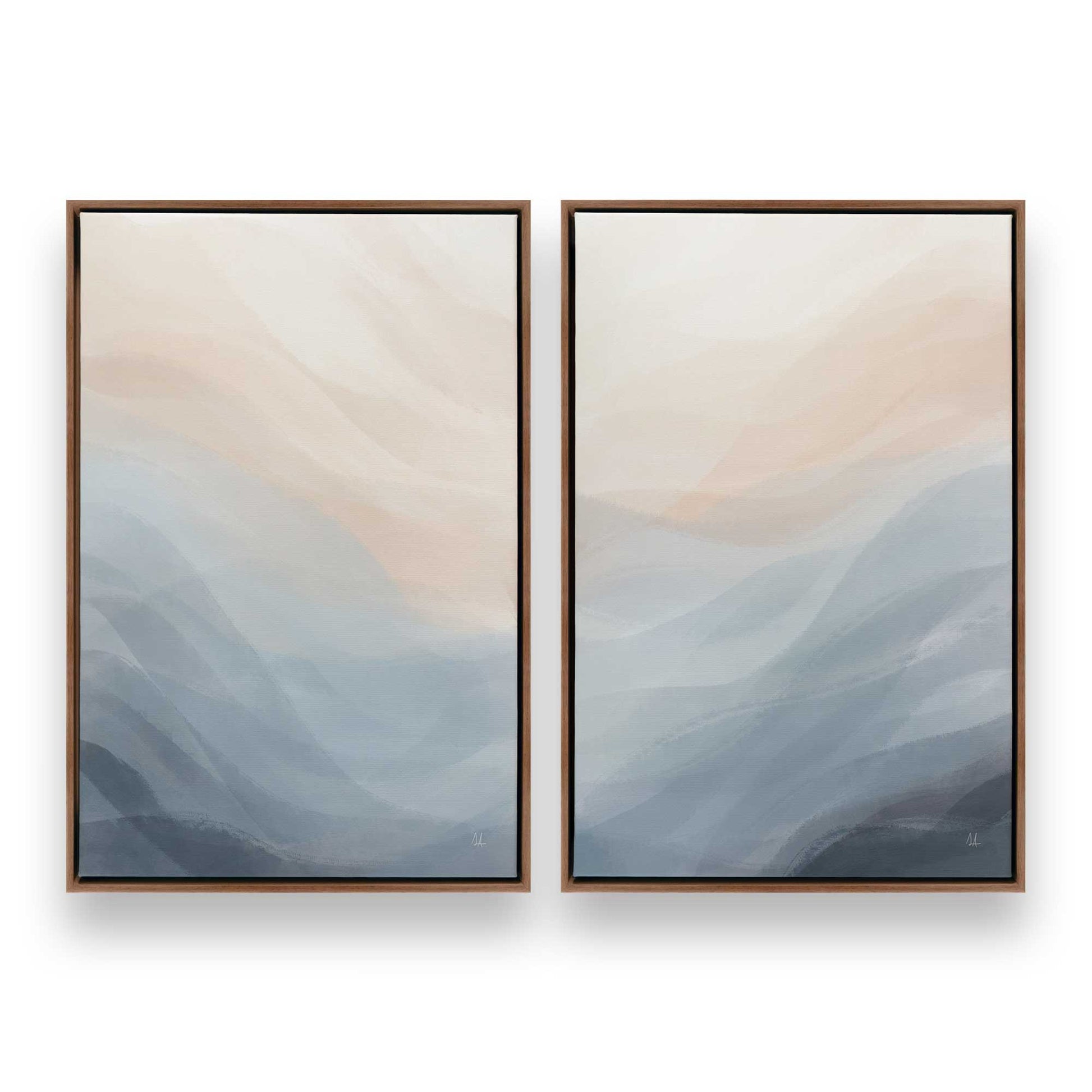 [Color:Walnut], Picture of art in a Walnut frame