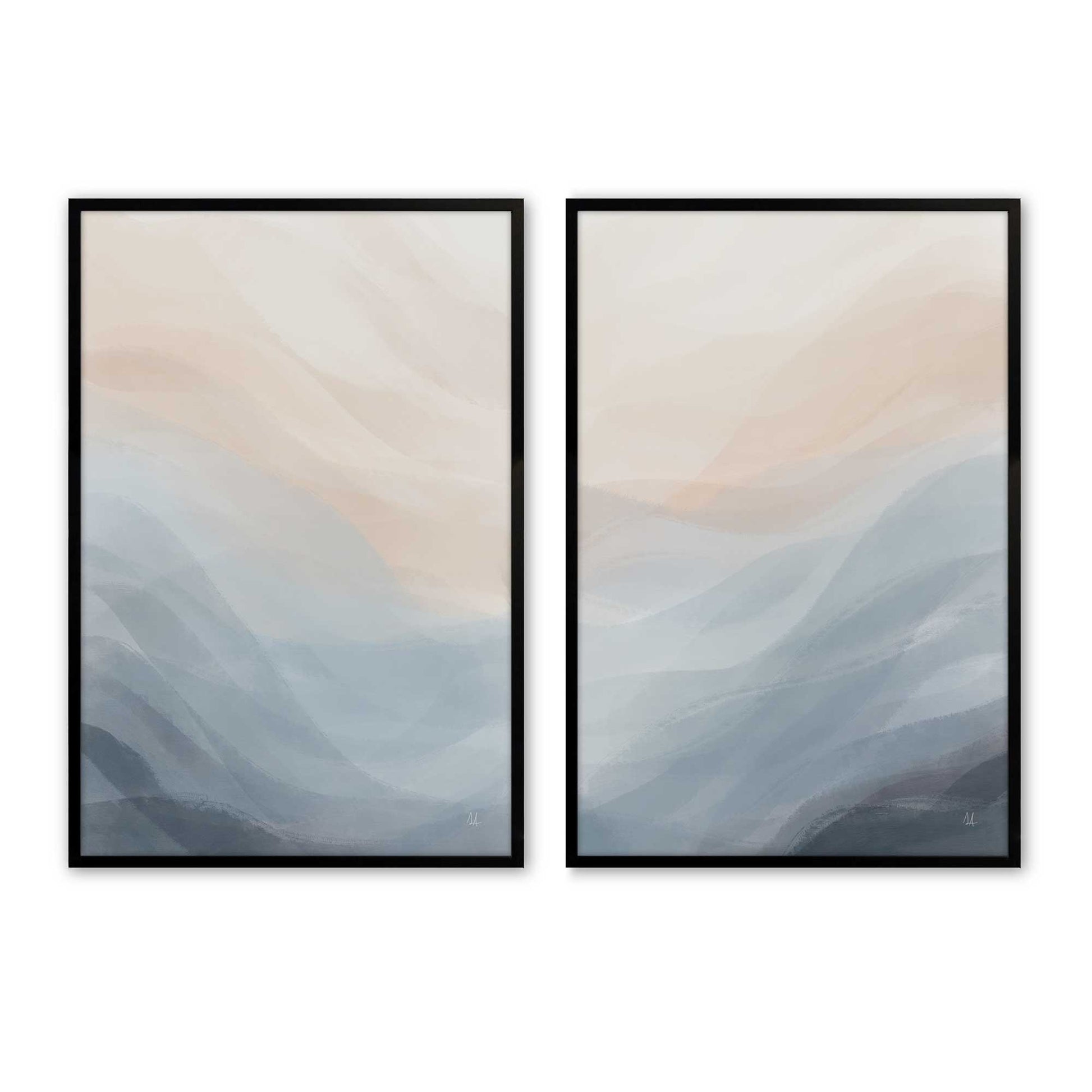 [Color:Satin Black], Picture of art in a Satin Black frame