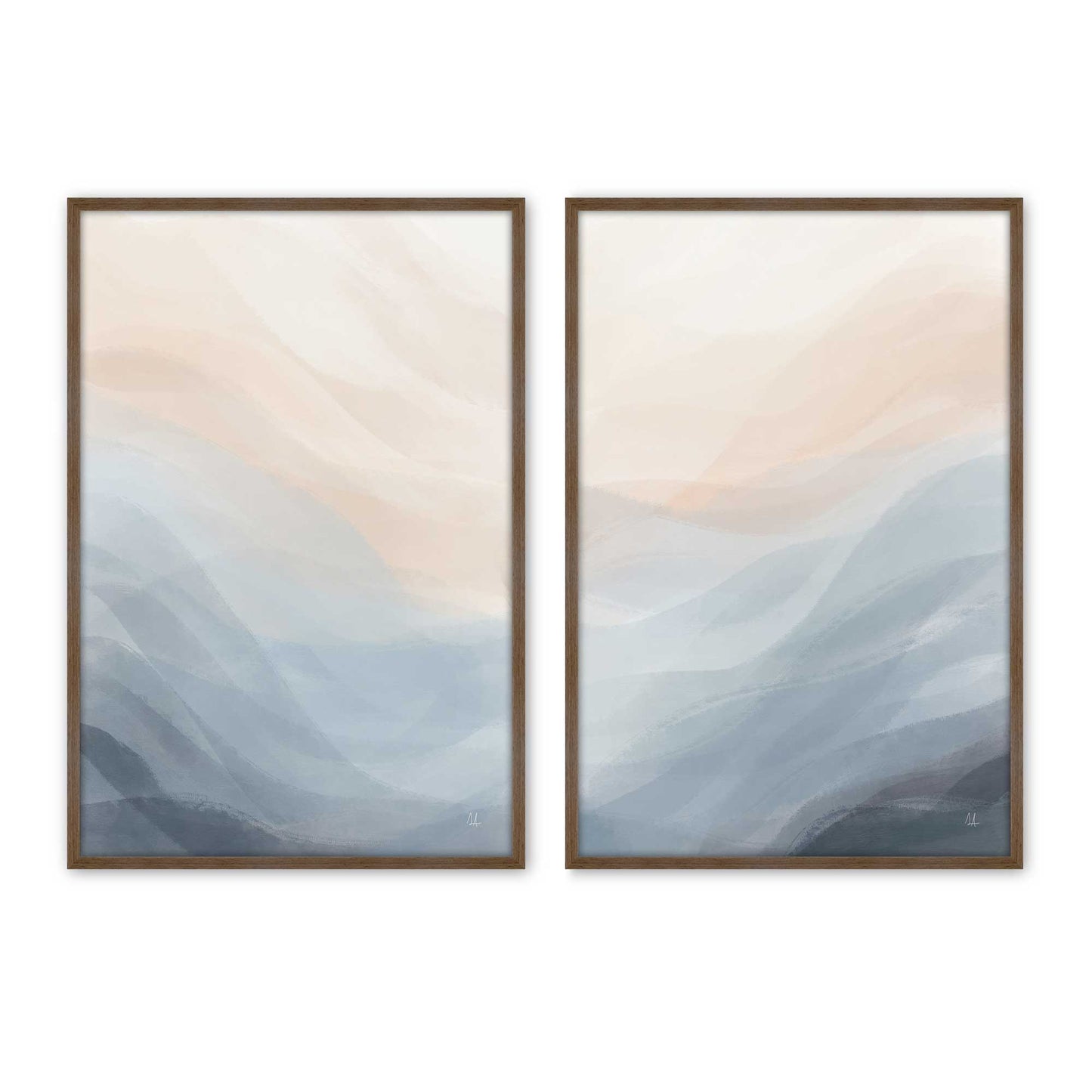 [Color:Walnut], Picture of art in a Walnut frame