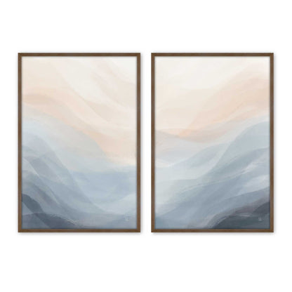 [Color:Walnut], Picture of art in a Walnut frame