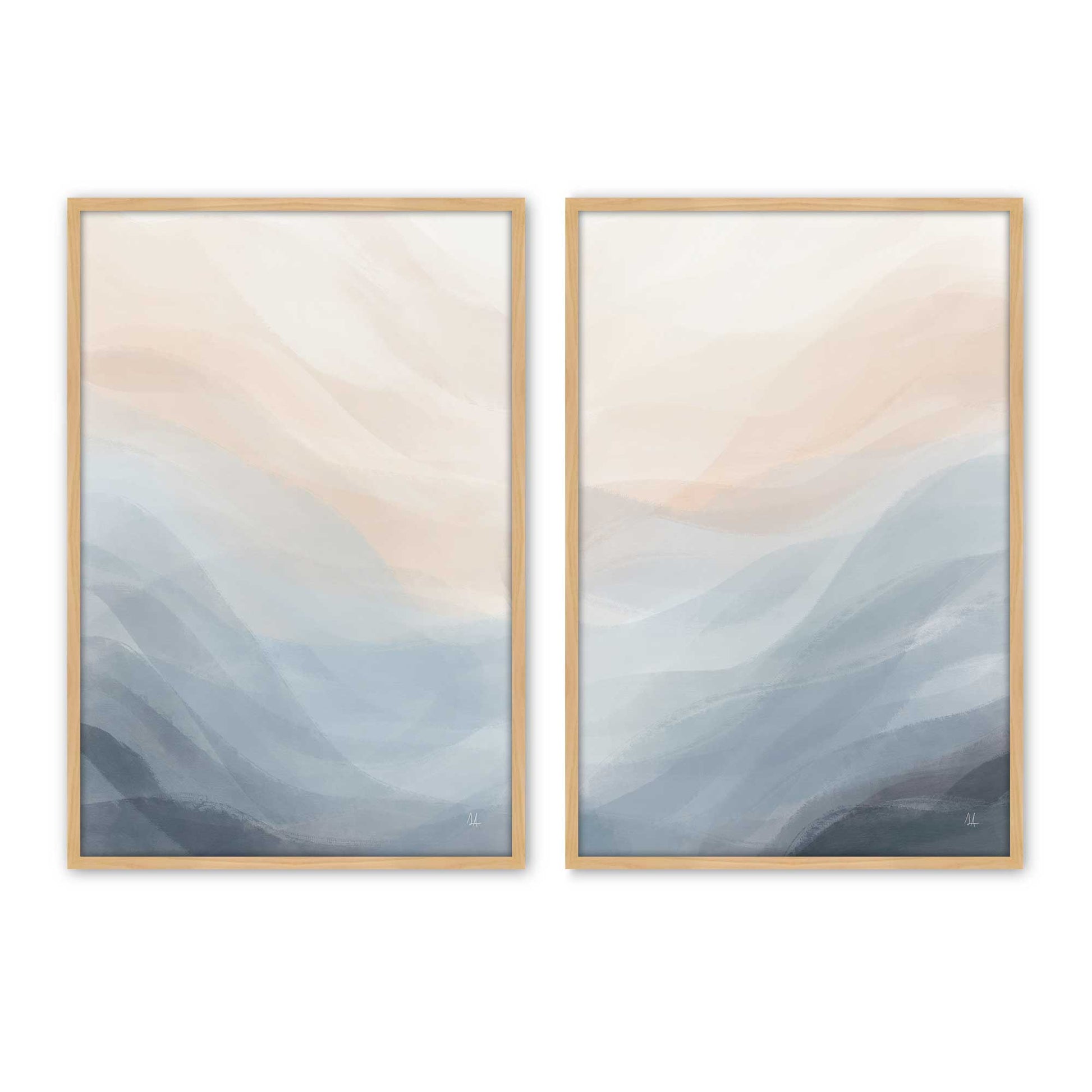 [Color:American Maple], Picture of art in a American Maple frame