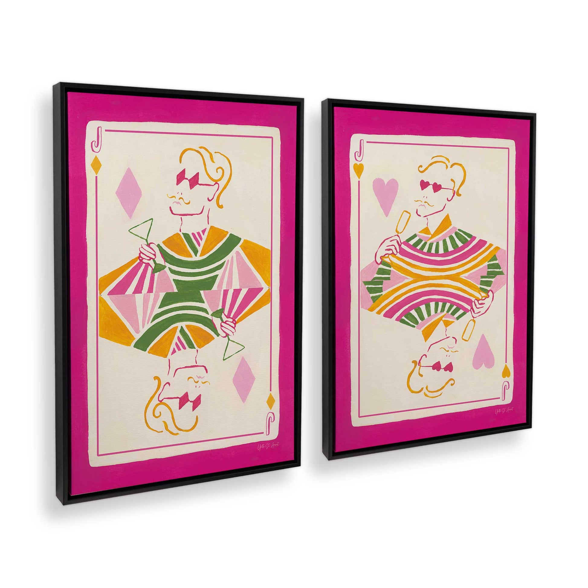 [Color:Satin Black], Picture of art in a Satin Black frame at an angle