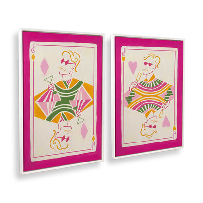 [Color:Opaque White], Picture of art in a White frame at an angle