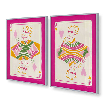 [Color:Polished Chrome], Picture of art in a Polished Chrome frame at an angle