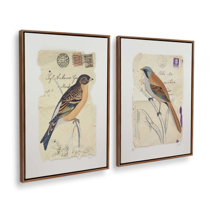 [Color:Walnut], Picture of art in a Walnut frame at an angle