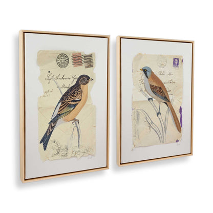 [Color:American Maple], Picture of art in a American Maple frame at an angle
