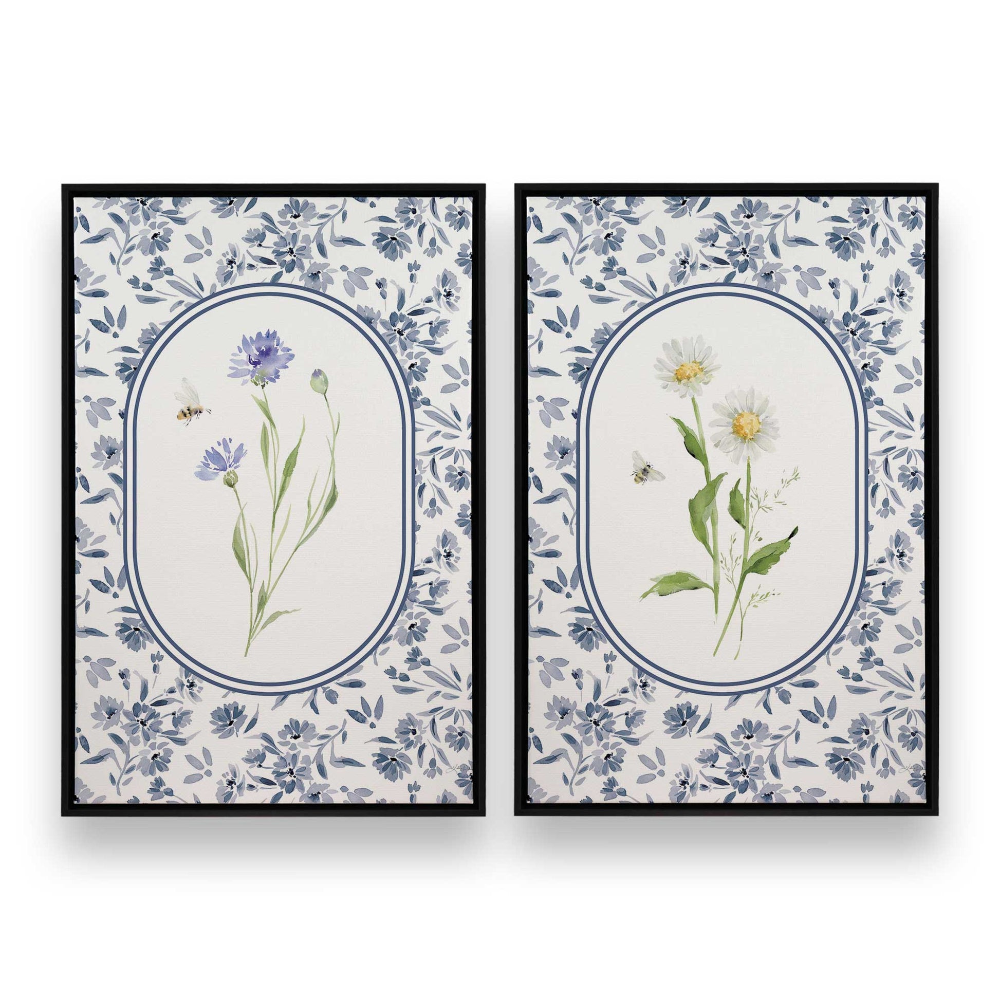 [Color:Satin Black], Picture of art in a Satin Black frame