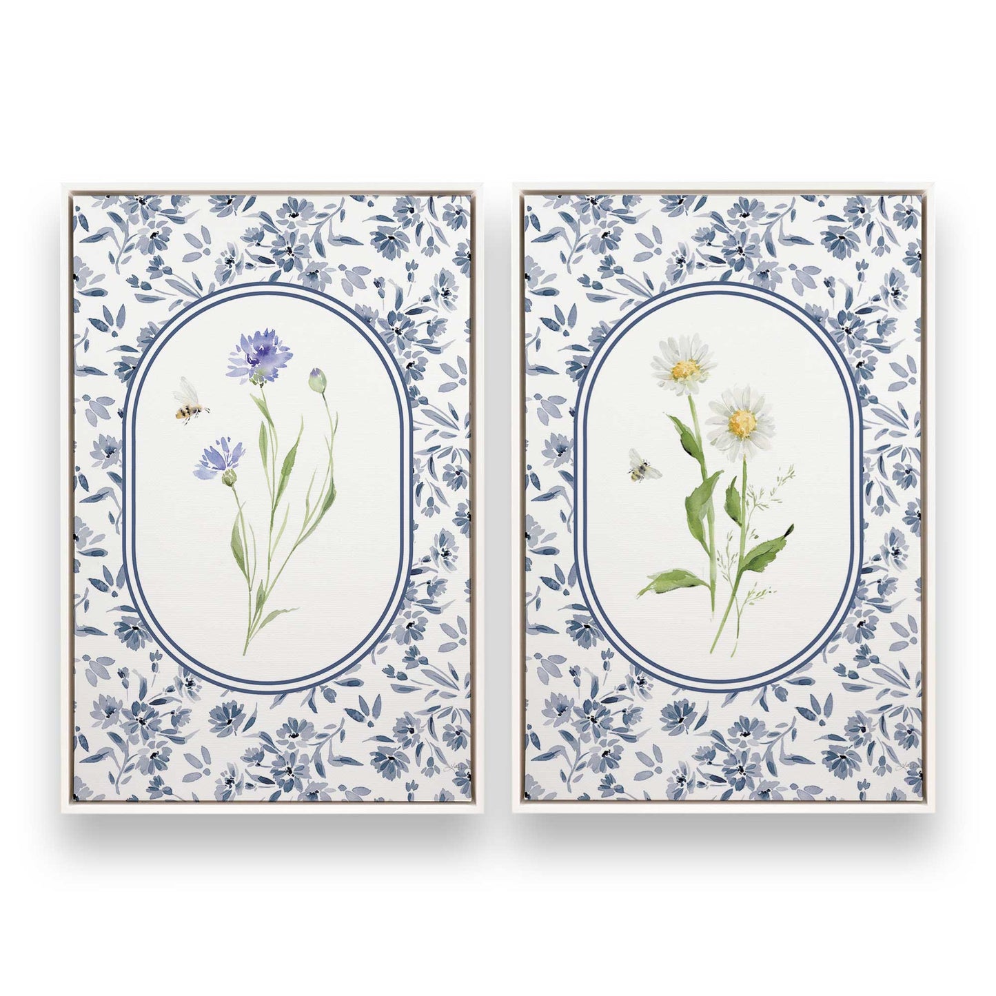 [Color:Opaque White], Picture of art in a White frame