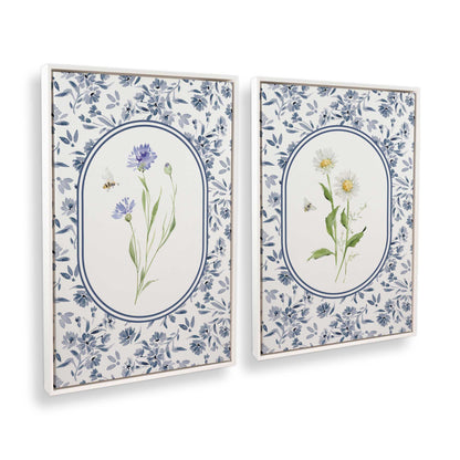 [Color:Opaque White], Picture of art in a White frame at an angle