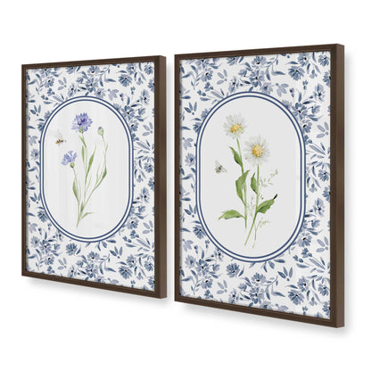 [Color:Belvinder Brown], Picture of art in a Belvinder Brown frame at an angle
