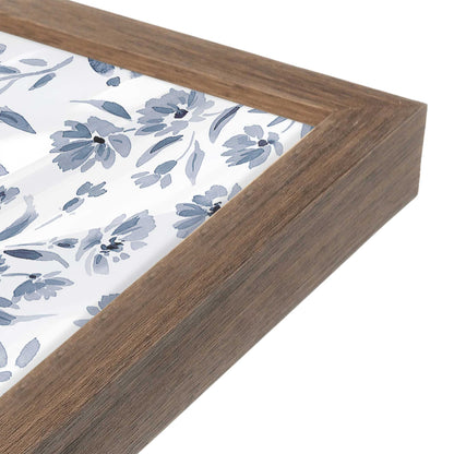 [Color:Walnut], Picture of art in a Walnut frame of the corner