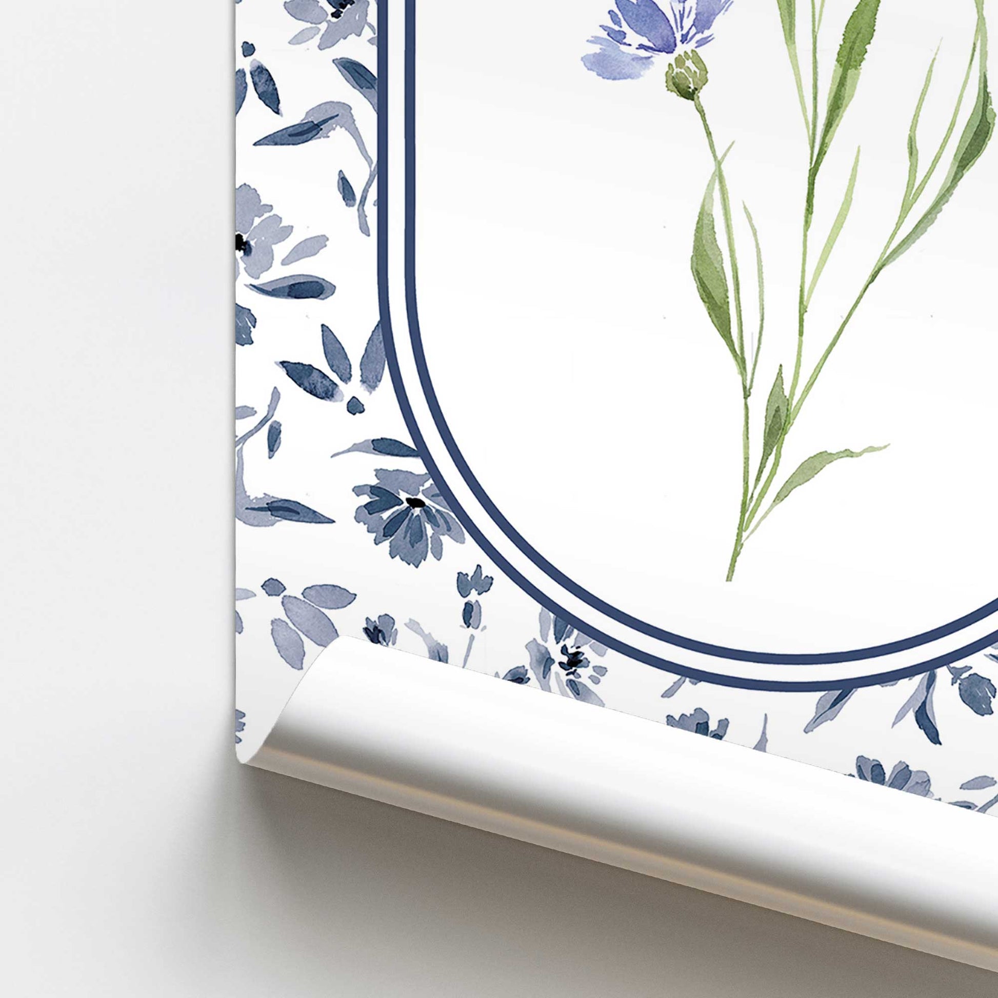 [color:Rolled Print], Picture of close up of art