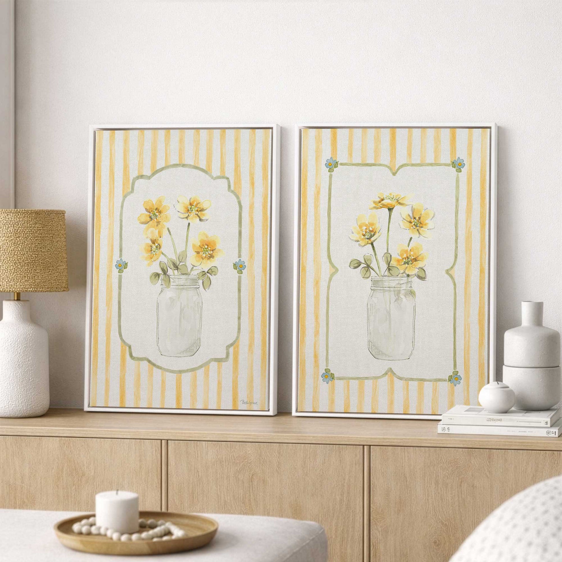 [Color:Opaque White], Picture of art in a White frame
