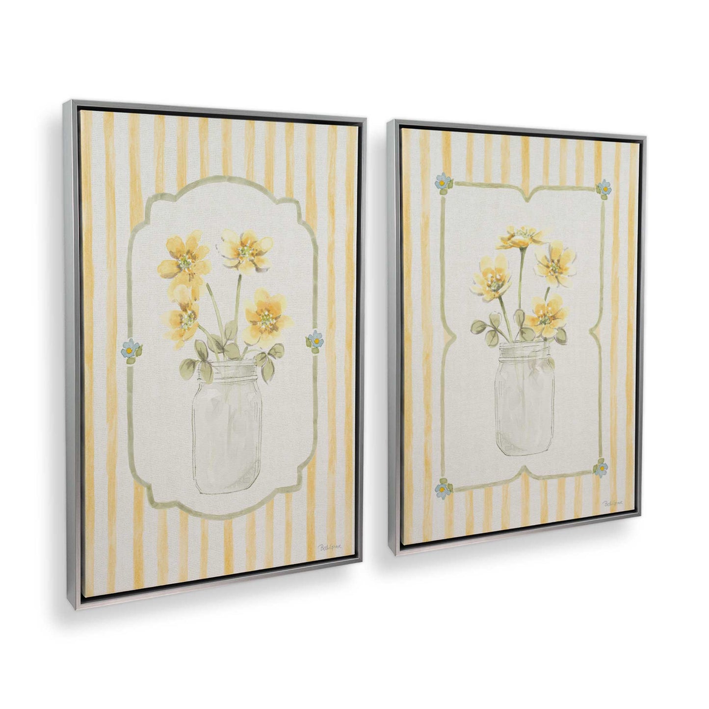 [Color:Polished Chrome], Picture of art in a Polished Chrome frame at an angle