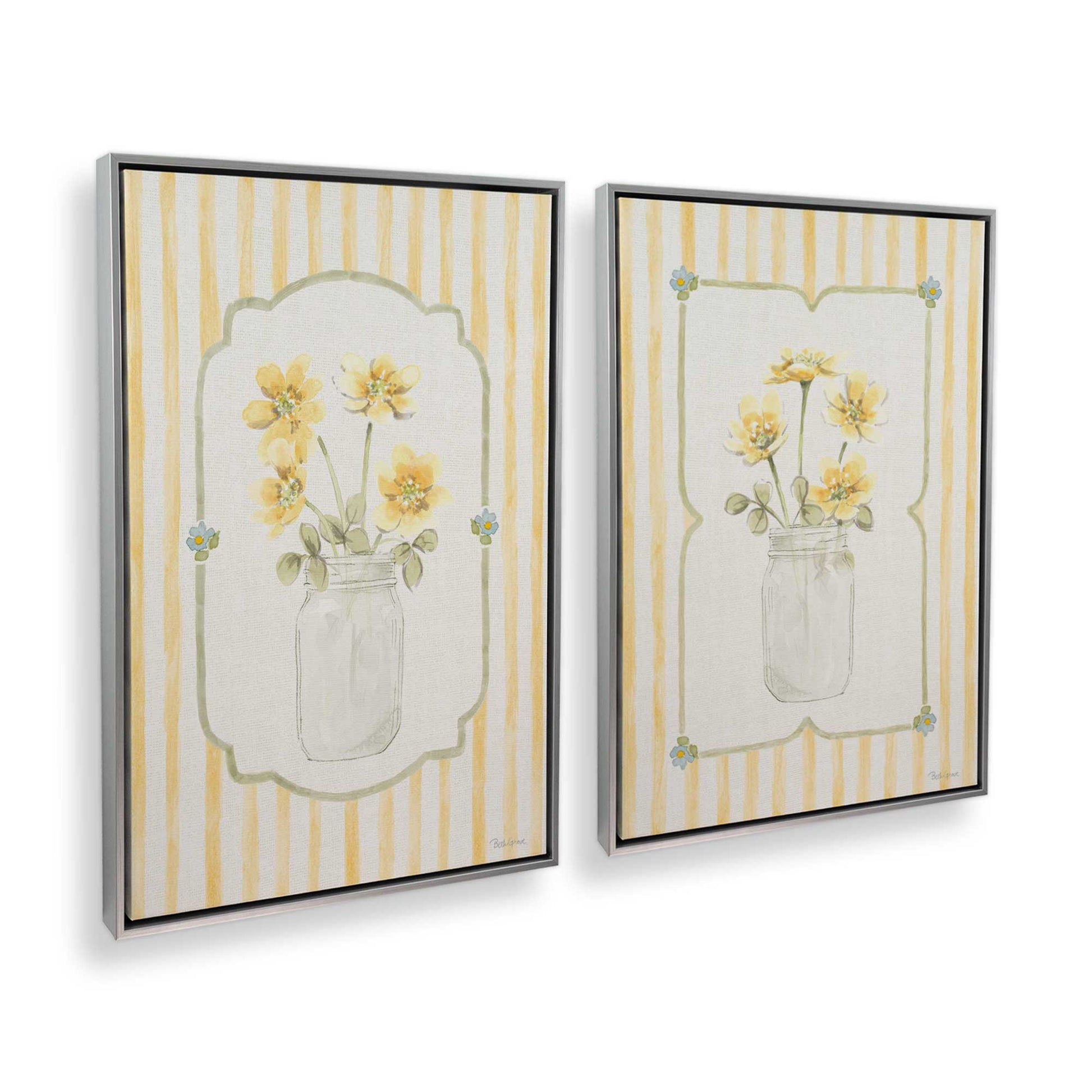 [Color:Polished Chrome], Picture of art in a Polished Chrome frame at an angle