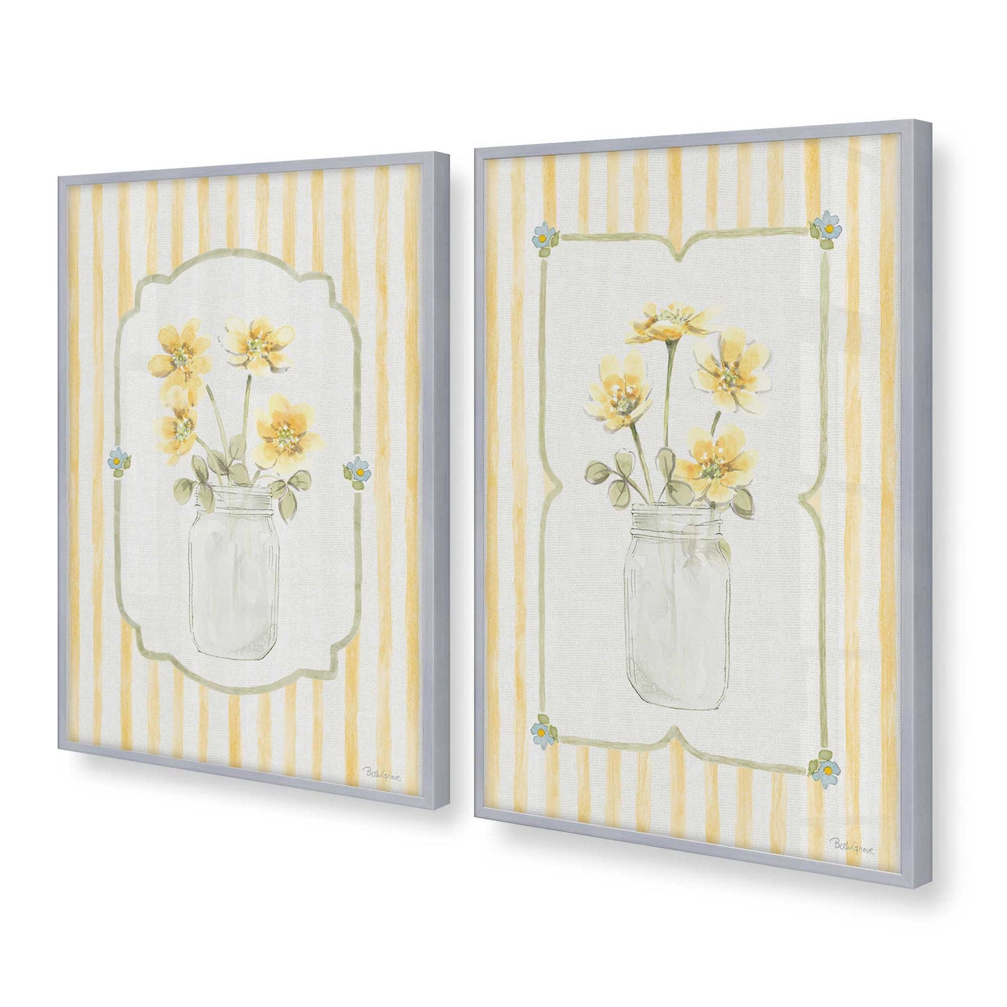 [Color:Polished Chrome], Picture of art in a Polished Chrome frame at an angle