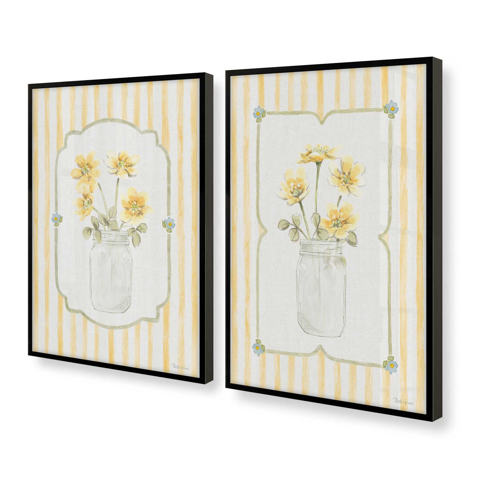 [Color:Satin Black], Picture of art in a Satin Black frame at an angle