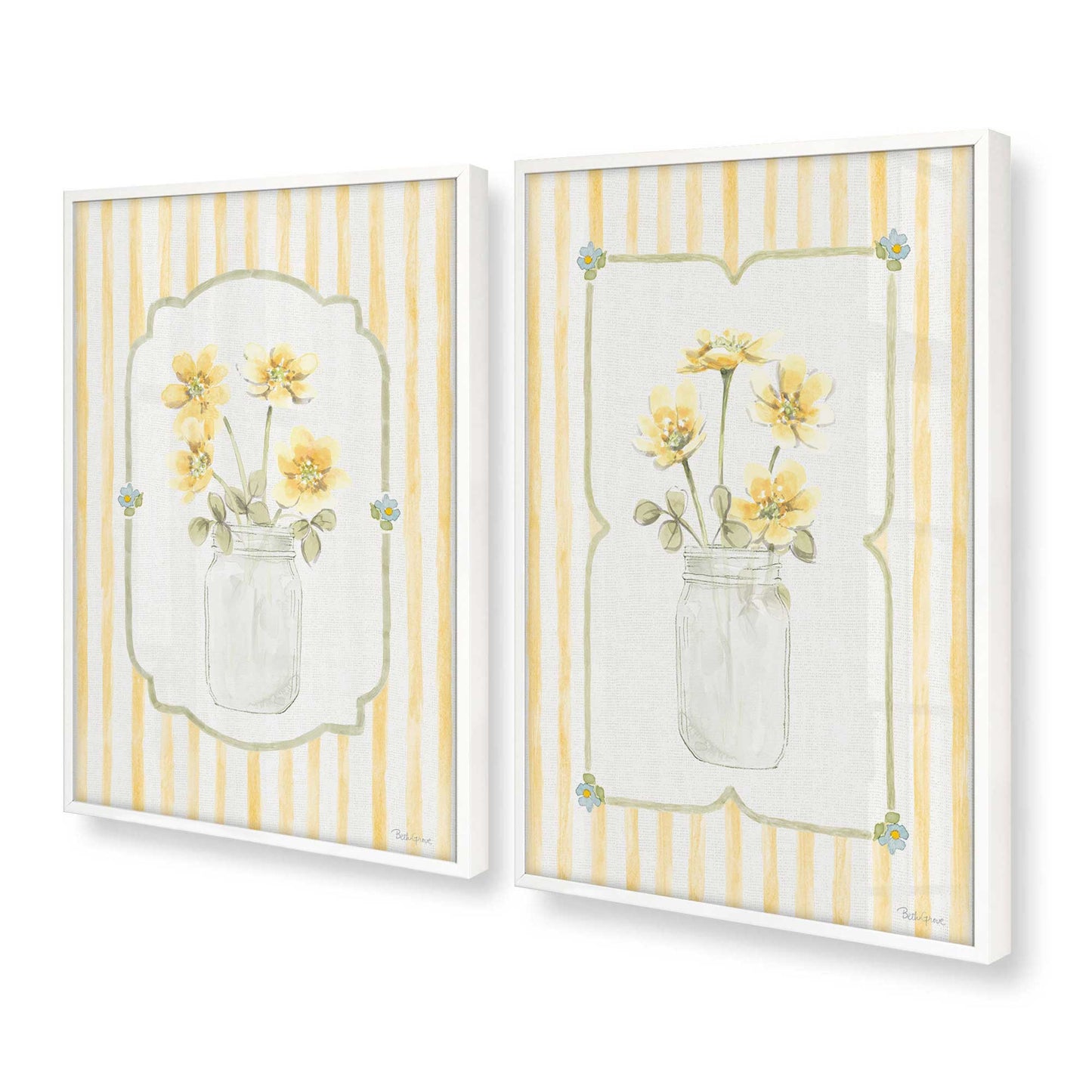 [Color:Opaque White], Picture of art in a Opaque White frame at an angle