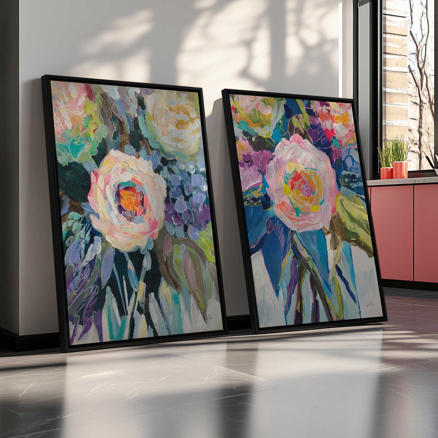 [Color:American Maple], Picture of art in a American Maple frame