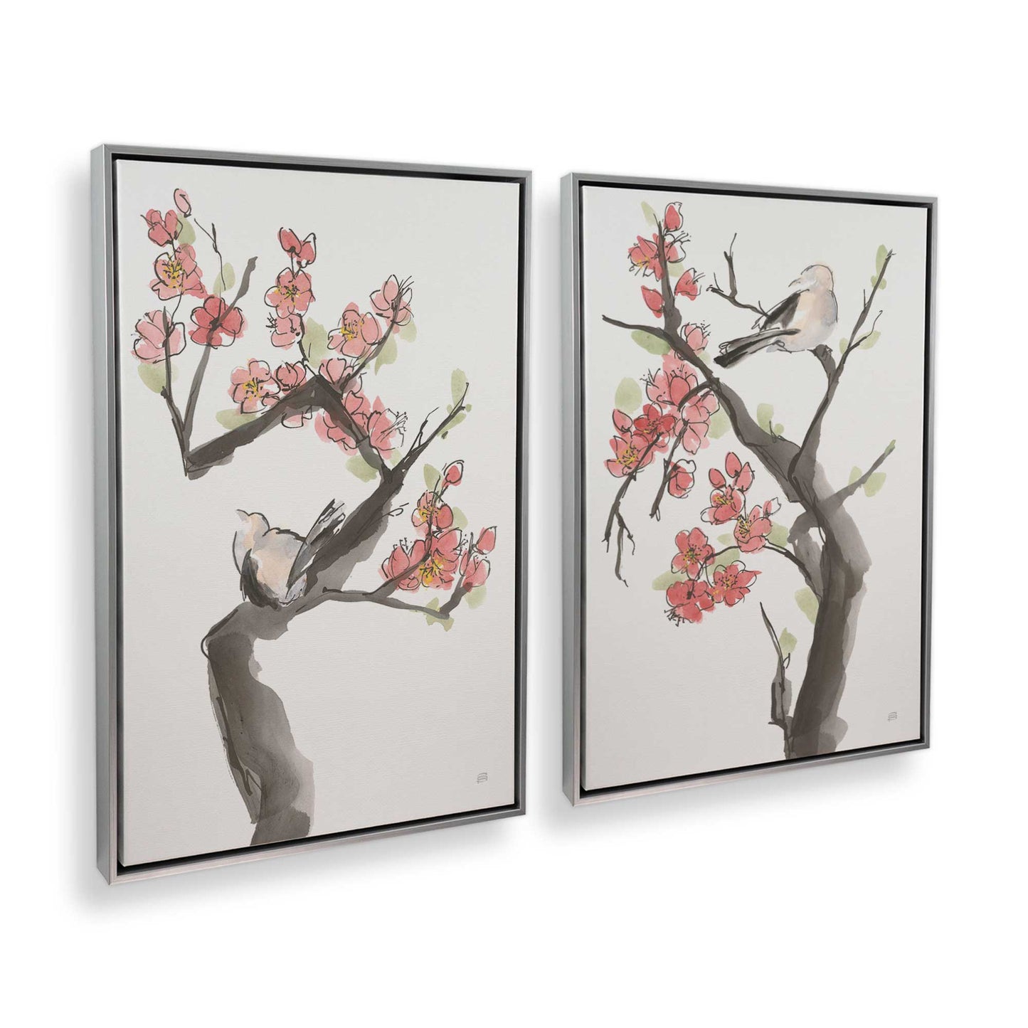 [Color:Polished Chrome], Picture of art in a Polished Chrome frame at an angle